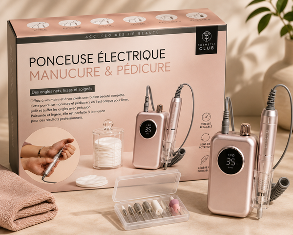 Ponceuse Électrique Ongles — Manucure pro maison