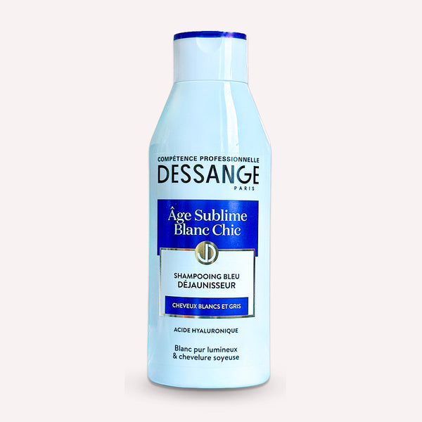 Dessange Shampoing Bleu Déjaunissant — Cheveux blonds & gris